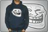 FELPA UNISEX E BAMBINO TROLLFACE FACEBOOK TWITTER EMOTICON I