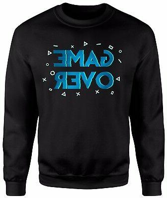 felpa unisex game over felpa invernale sit
