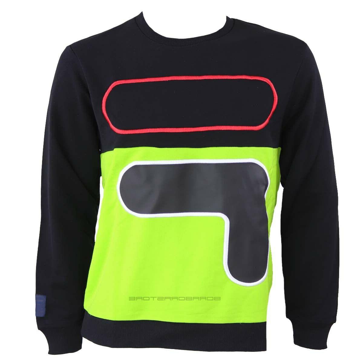 felpa uomo 683186 nero originale