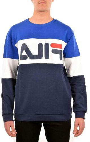 felpa uomo 688050 azzurro