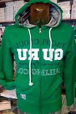 felpa uomo aperta zip con logo ricamato