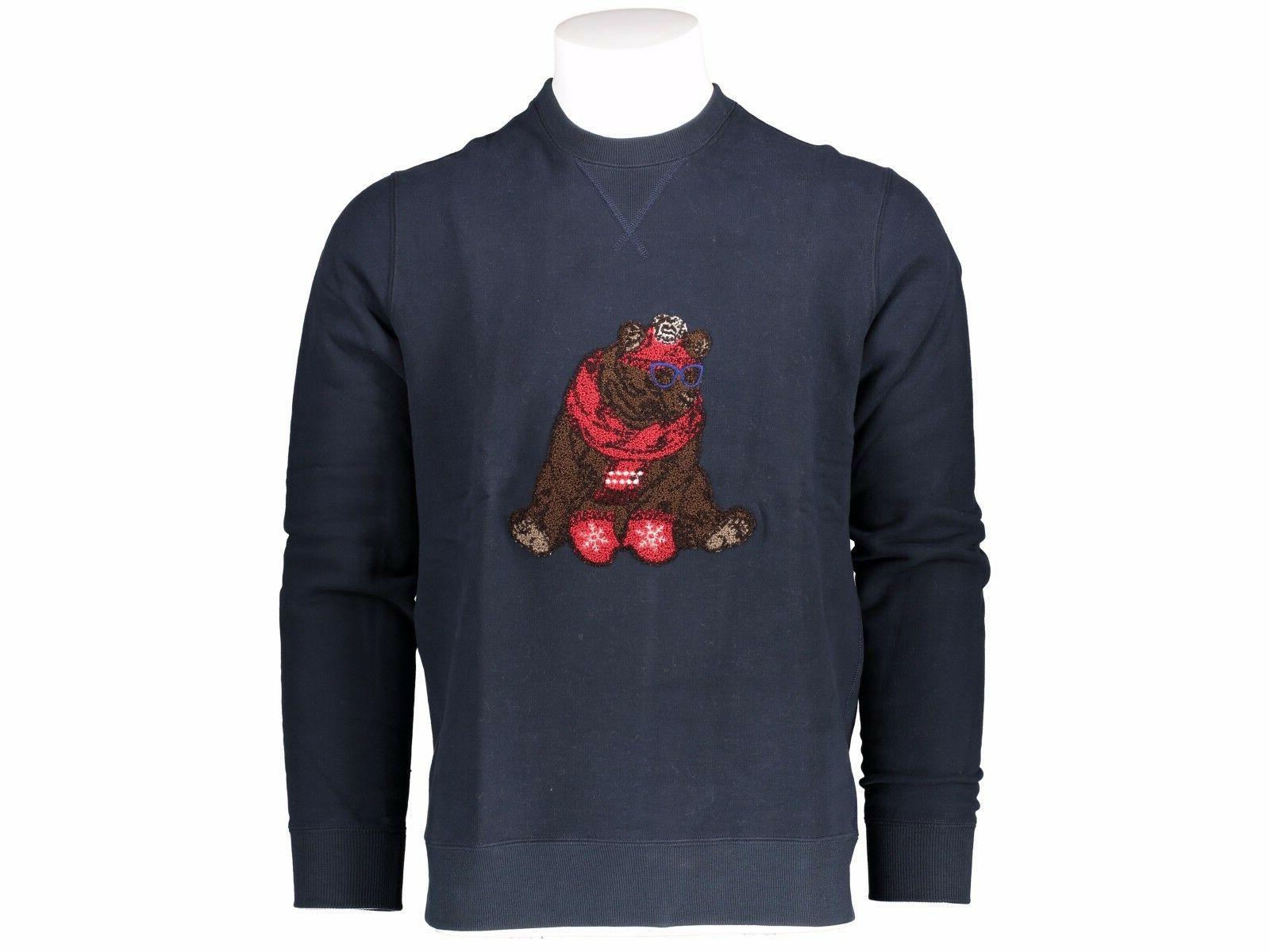 felpa uomo art 1665400 col blu sconto