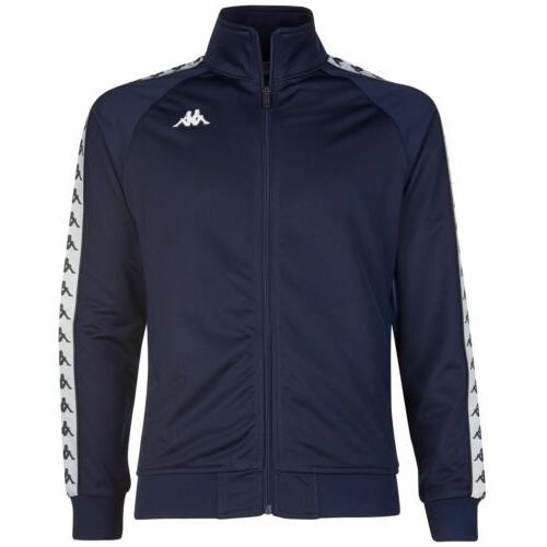 felpa uomo blu con bande