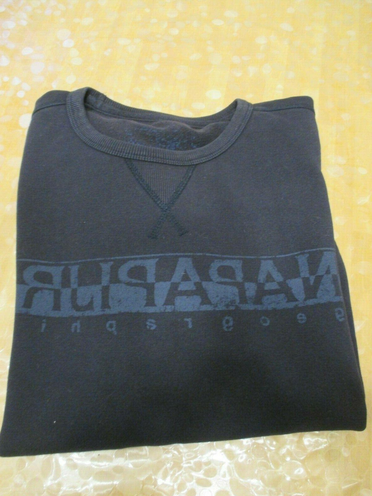 felpa uomo blu taglia m