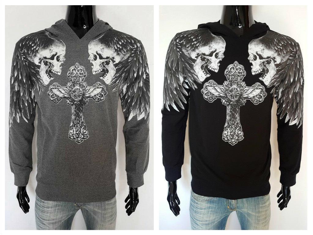 felpa uomo cappuccio 100 percent cotone leggero
