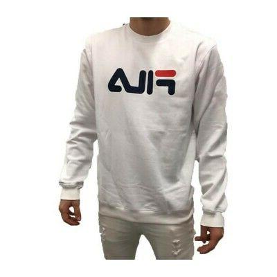 felpa uomo classic pure con scritta bianco