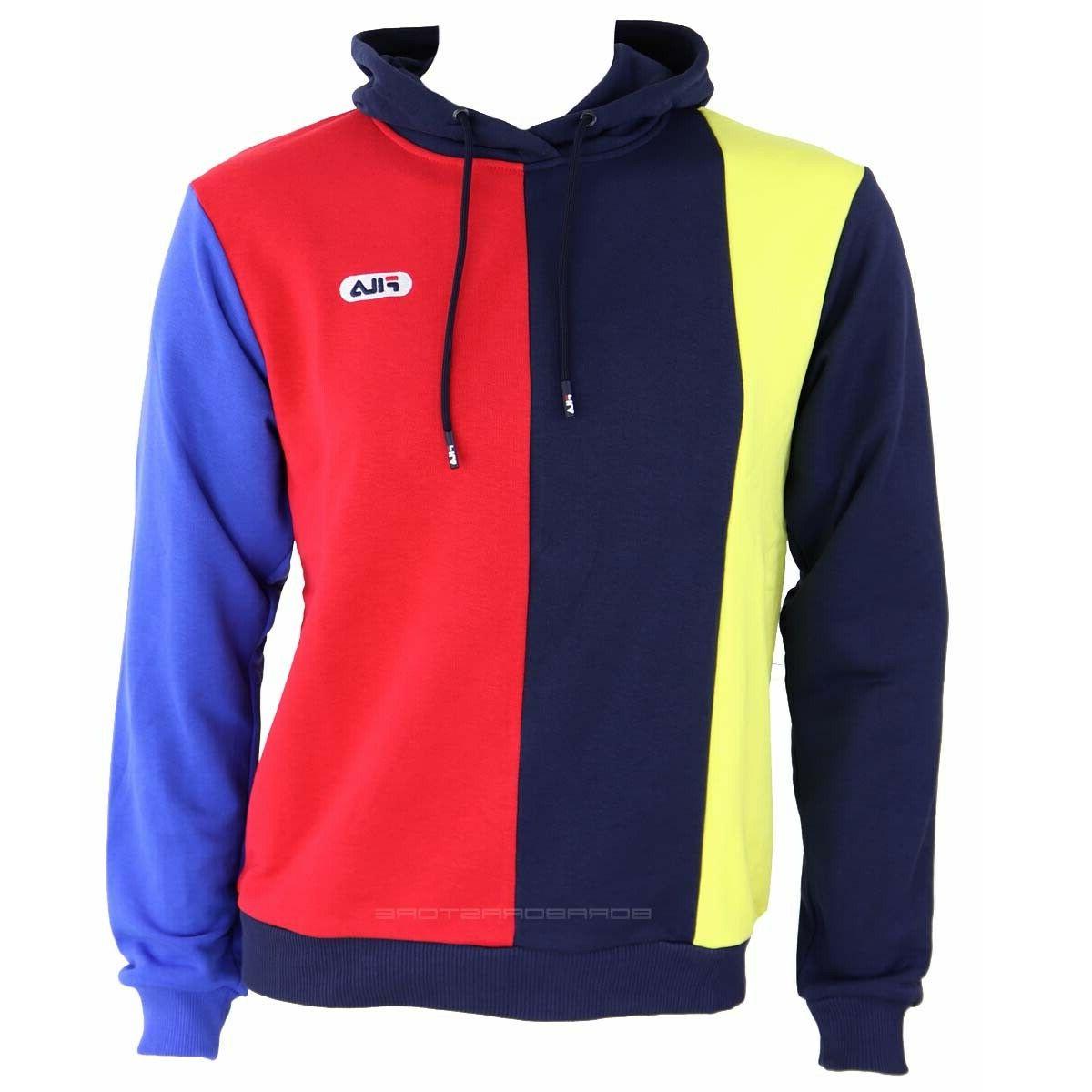 felpa uomo con cappuccio 687959 multicolor originale