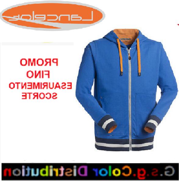 felpa uomo con cappuccio e cerniera zip