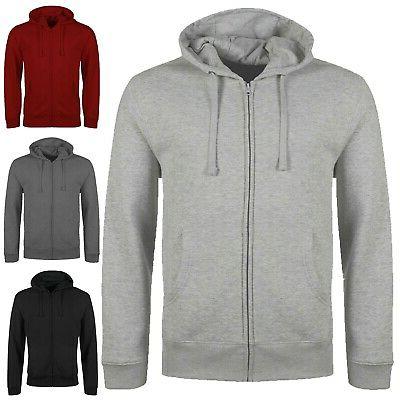 felpa uomo con cappuccio e zip tasche