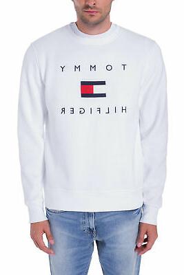 felpa uomo con logo flag