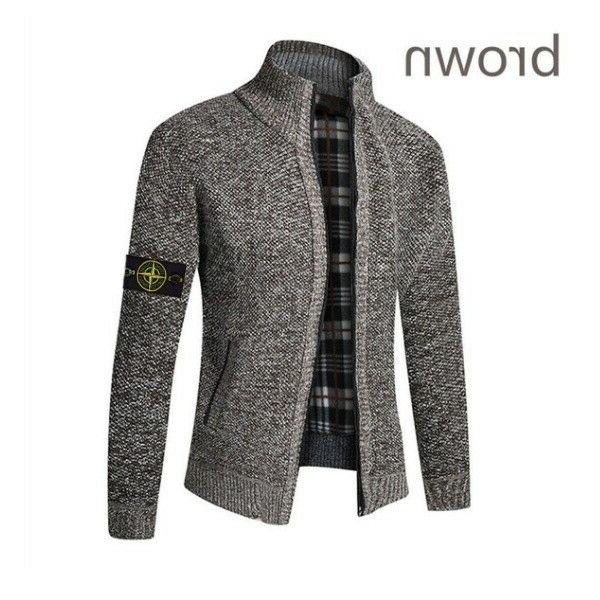 felpa uomo con zip maglione invernale cardigan