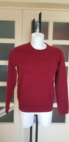 CHAMPIONS felpa uomo cotone felpato bordeaux tg M 