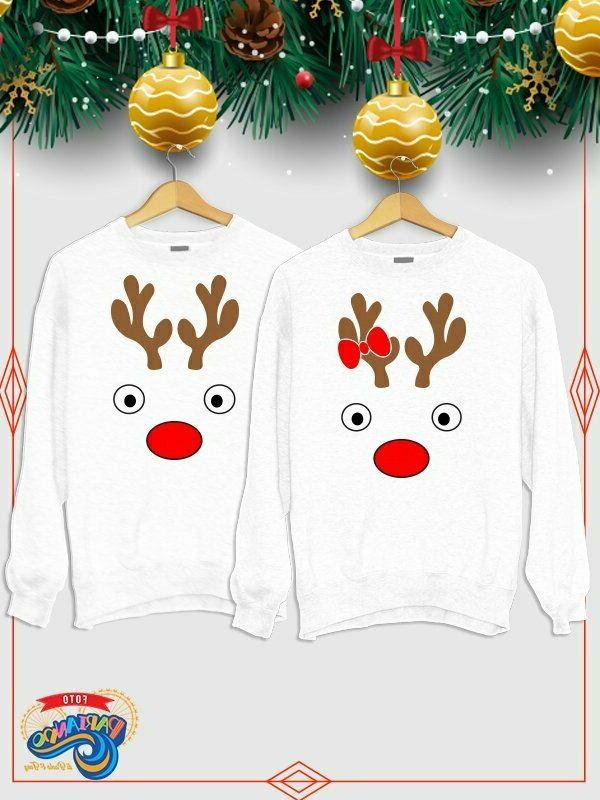 felpa uomo donna due felpe natalizie natale