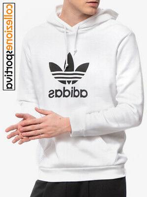felpa uomo donna originals trefoil hoodie du7780