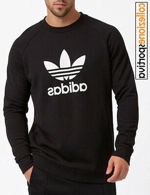 felpa uomo donna trefoil warm up crew