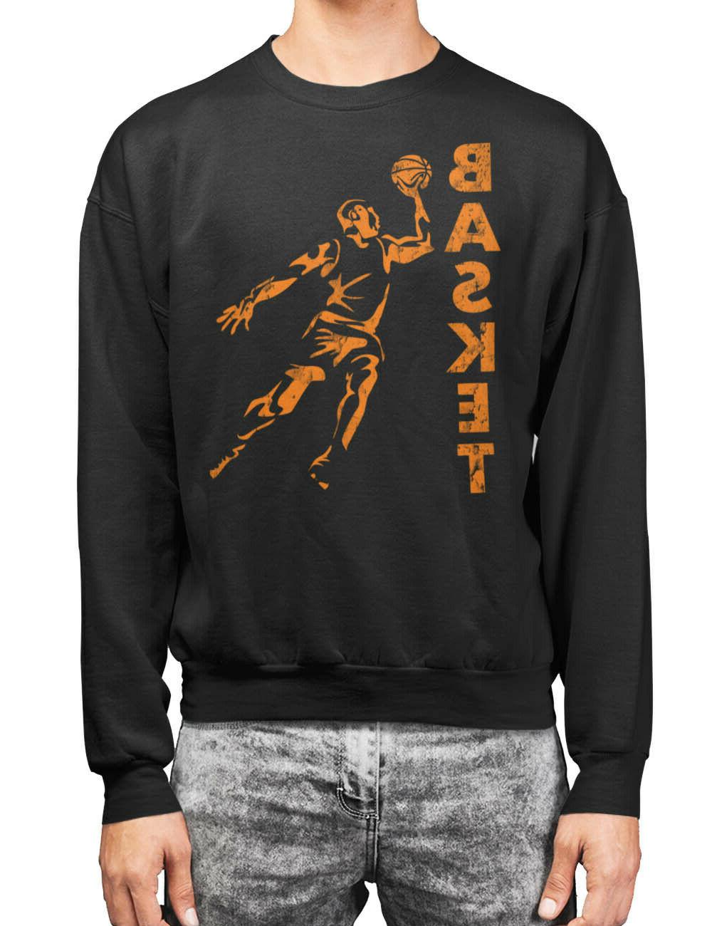 felpa uomo donna unisex maglione basket nba