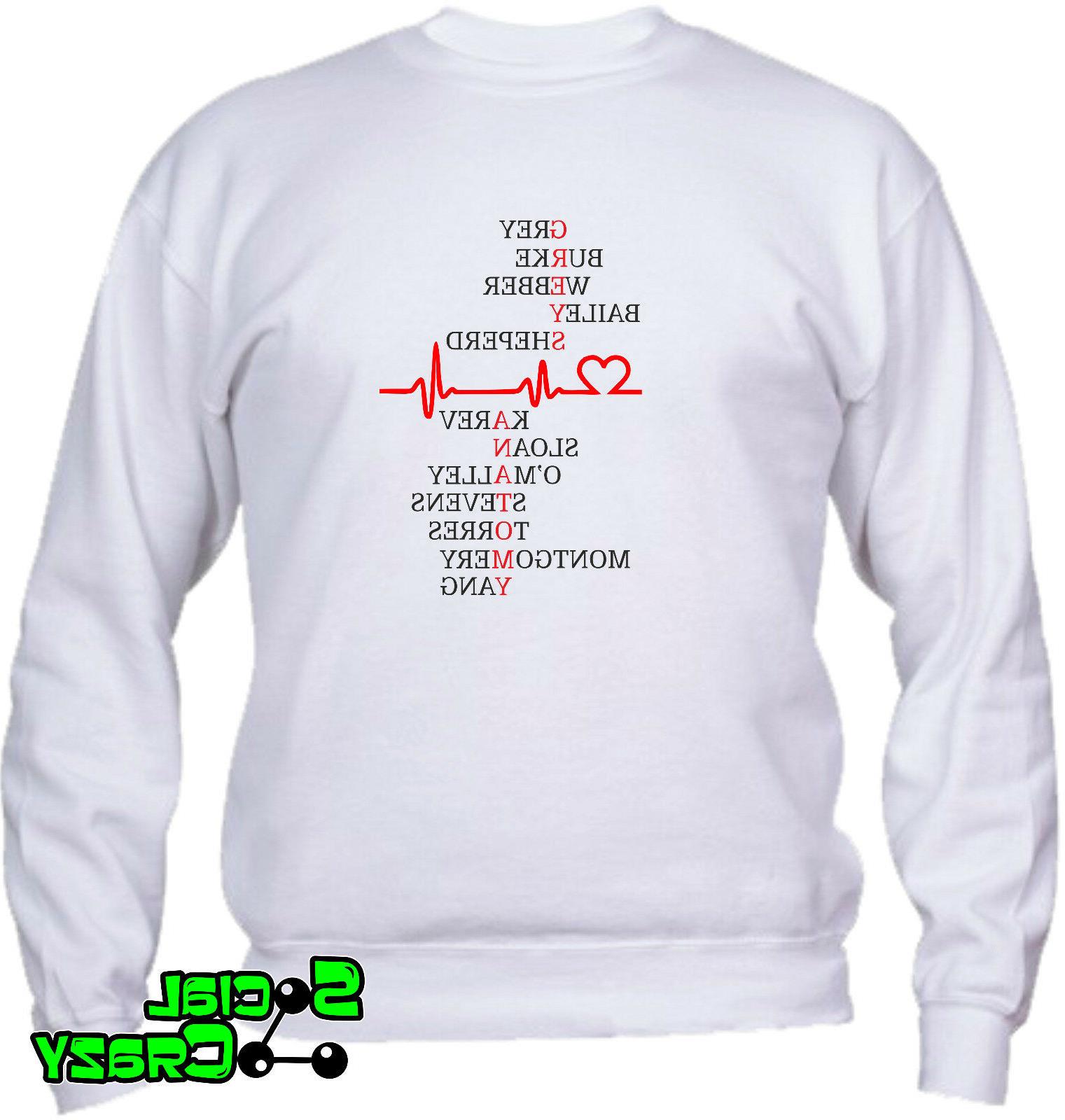 felpa uomo girocollo basic grey s anatomy