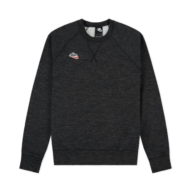 felpa uomo girocollo crewneck heritage sb nero