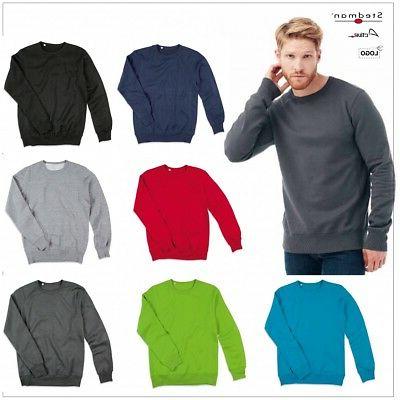 felpa uomo girocollo st5620 felpata internamente