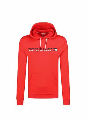 felpa uomo hoody vertical logo 600 rosso
