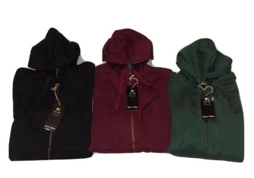 felpa uomo invernale con cappuccio e zip