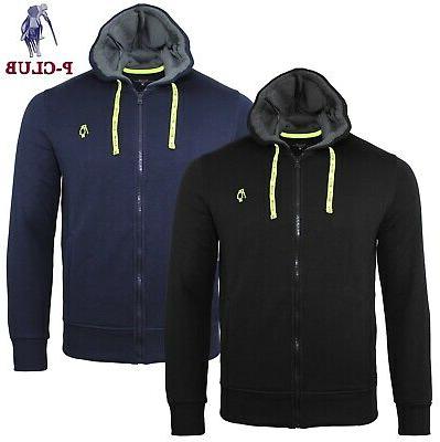 felpa uomo invernale con cappuccio e zip