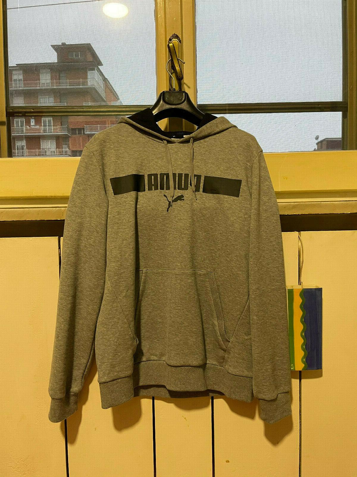 felpa uomo inverno ess big logo cappuccio