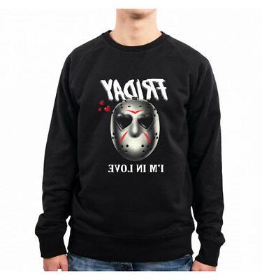 felpa uomo jason love horror movies halloween