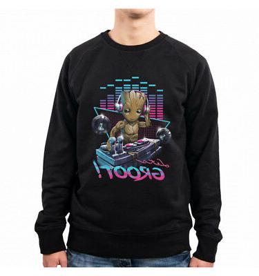 felpa uomo let s groot comics dj