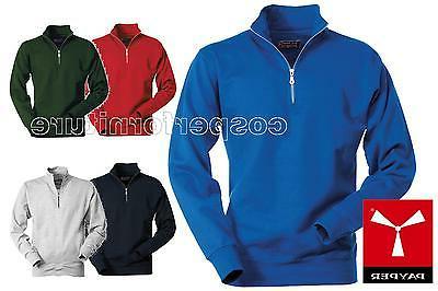 felpa uomo mezza zip anche 4xl e
