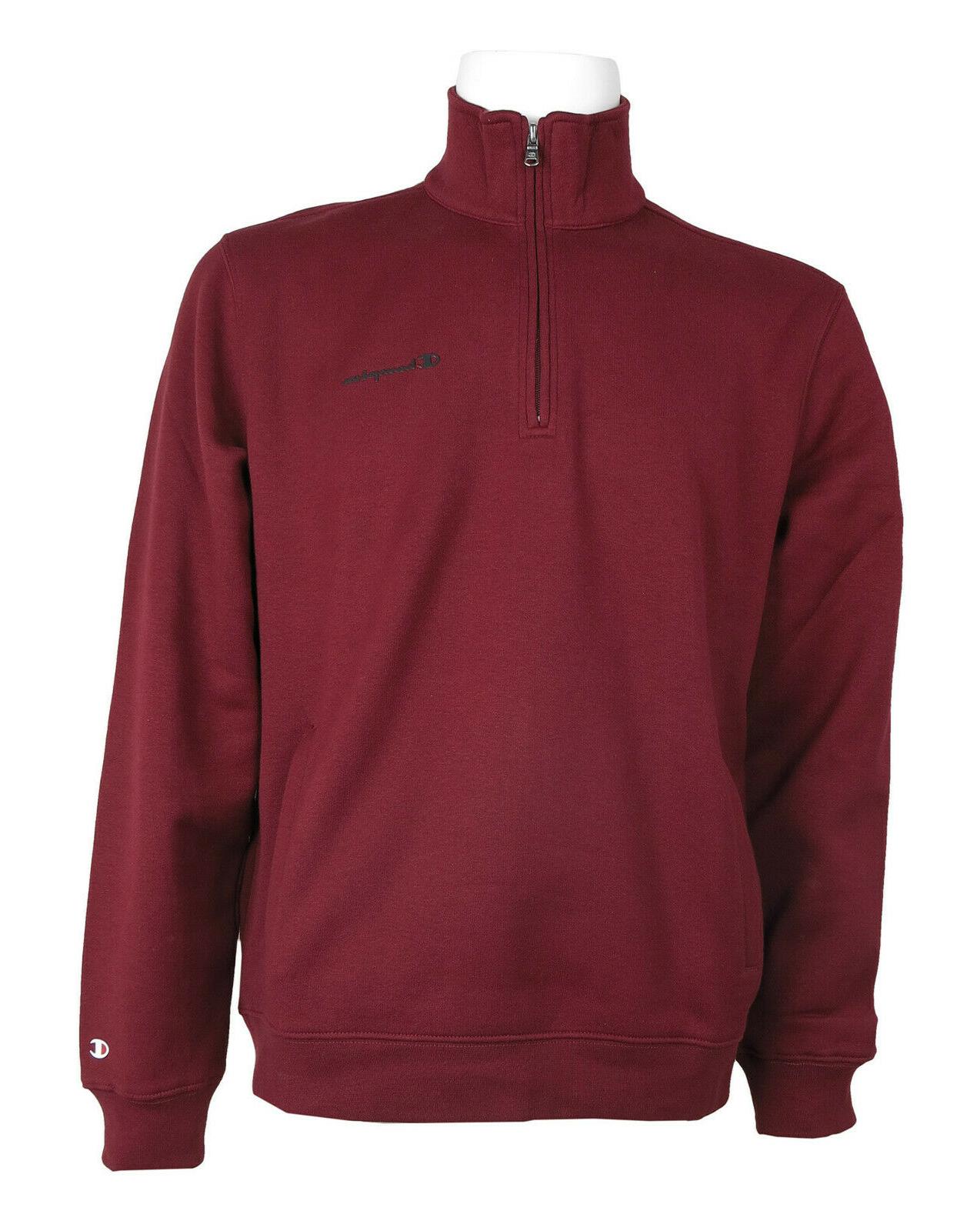 felpa uomo mezza zip cotone felpato 213487