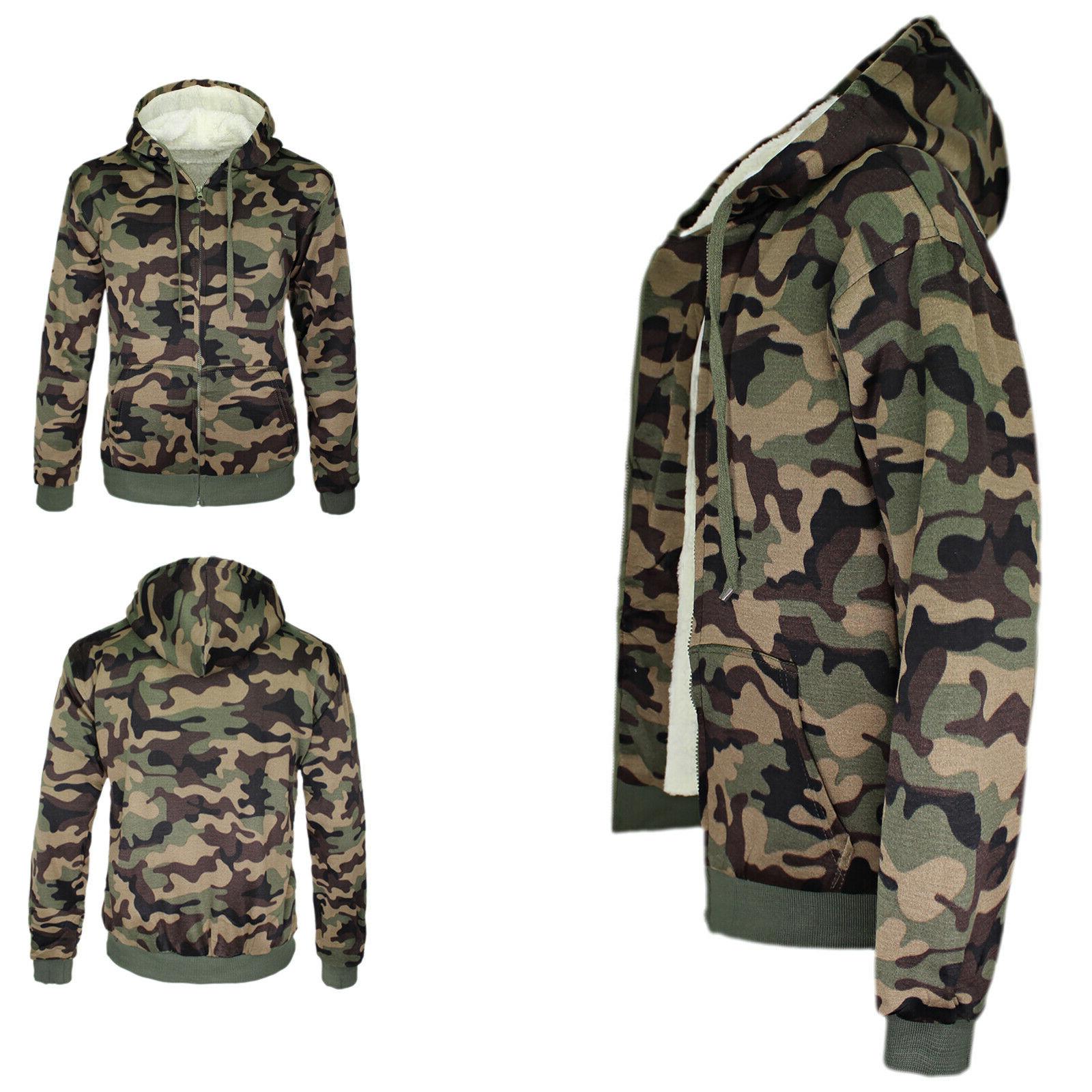 felpa uomo militare pile invernale giubbotto imbottito