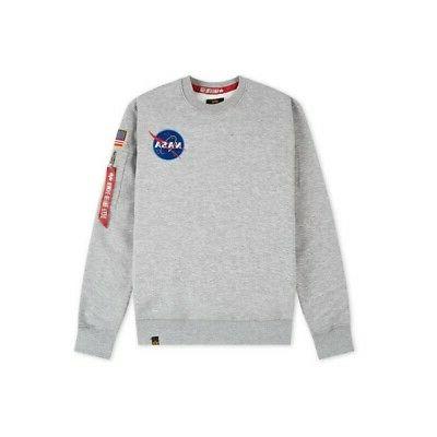 felpa uomo nasa sweater grigio 186304 17