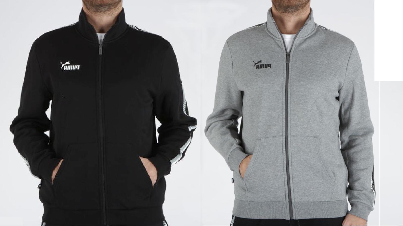 felpa uomo originale nero grigio giacca tuta