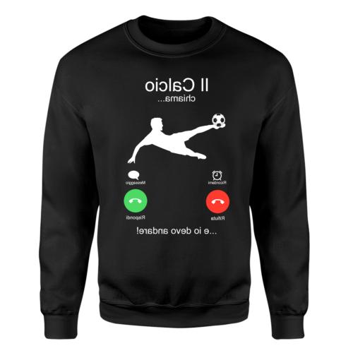 felpa uomo ragazzo personalizzata il calcio chiama