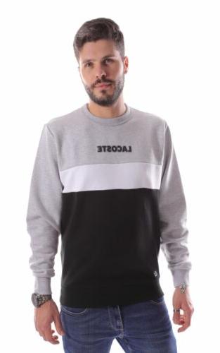 felpa uomo sh1538 nero grigio