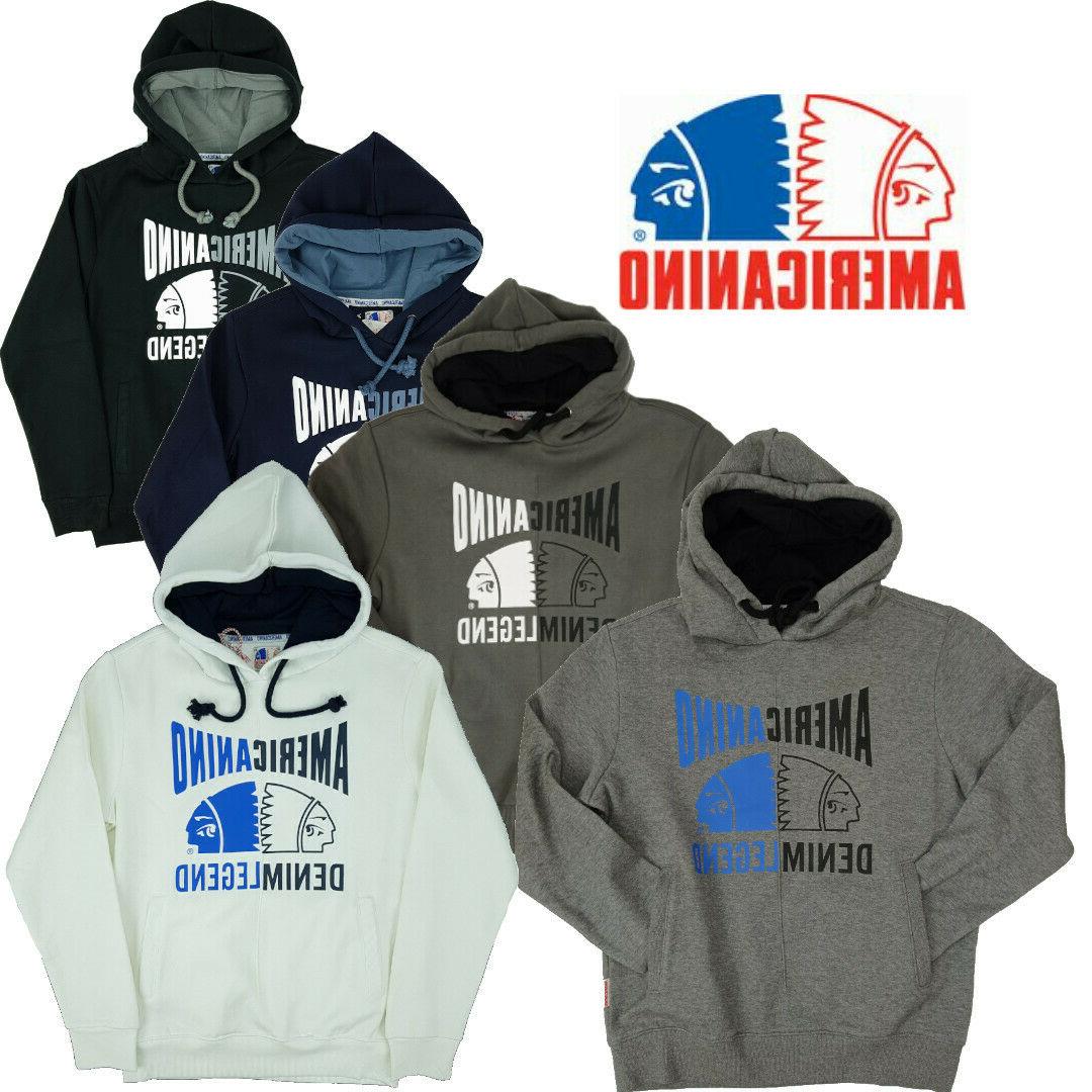 felpa uomo sportiva invernale tasche con cappuccio