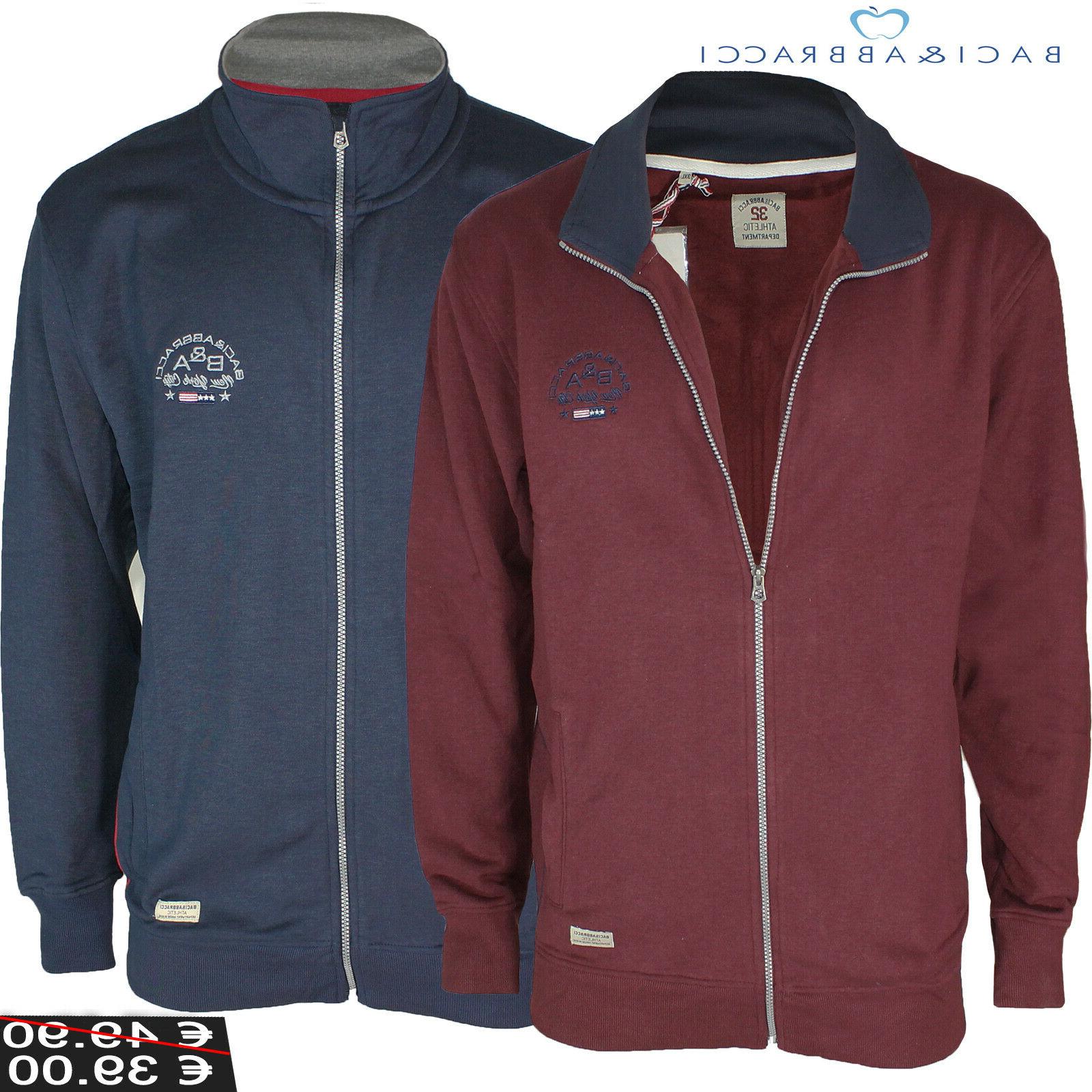 felpa uomo taglie forti sportiva con zip