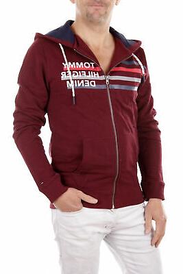 felpa uomo thdm basic logo con cappuccio