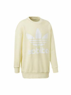 felpa uomo tref over crew giallo cw1239