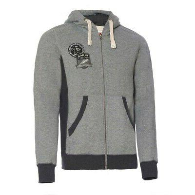 felpa uomo varsity zip through