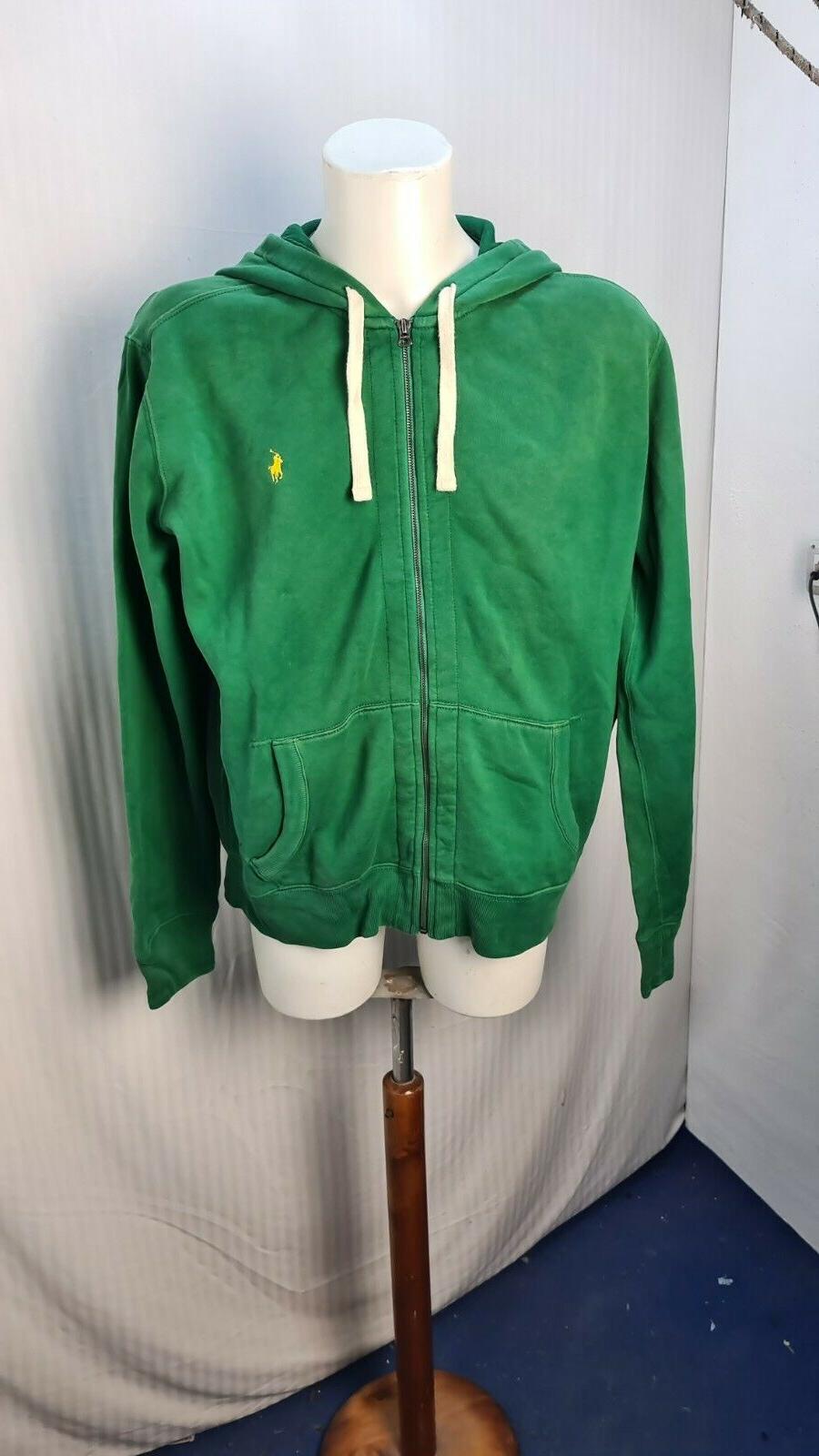 felpa uomo verde taglia xl unico difetto