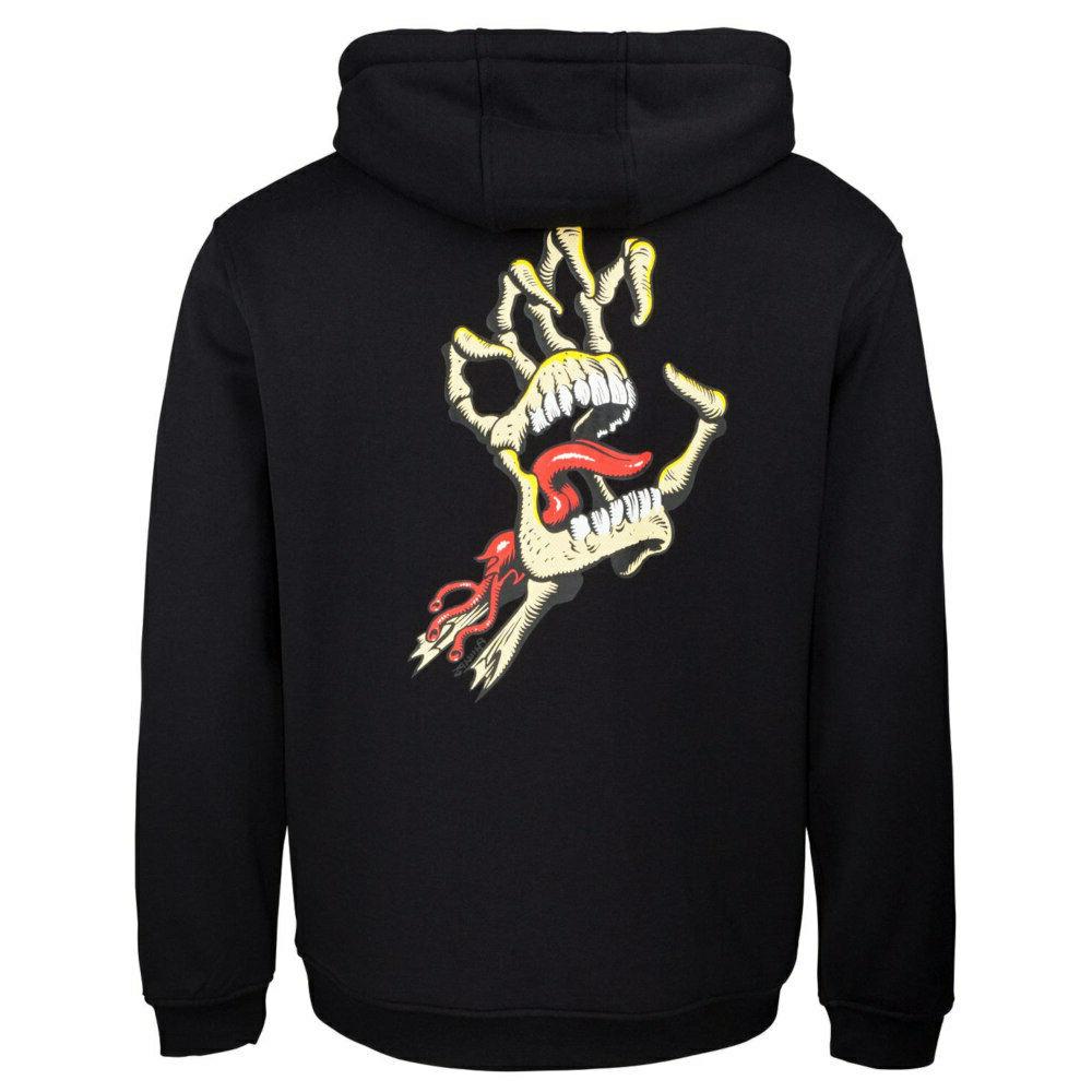 felpa vintage bone hand hood black felpe