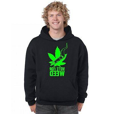 felpa weed vote for weed ganja erba