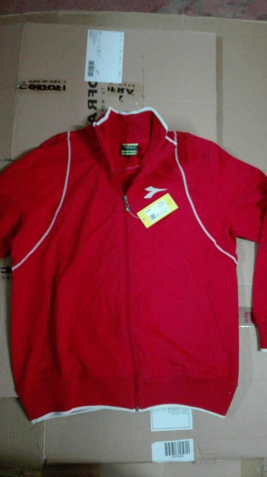 felpa xl rossa nuova con etichetta