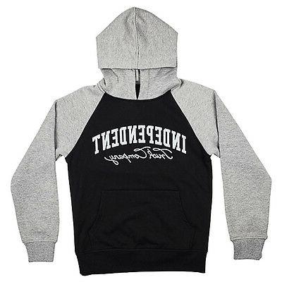 felpa youth hoody letterman black dark ragazzo