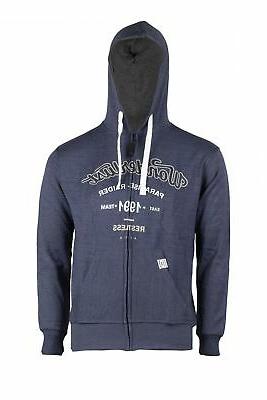felpa zio da uomo con cappuccio azzurro