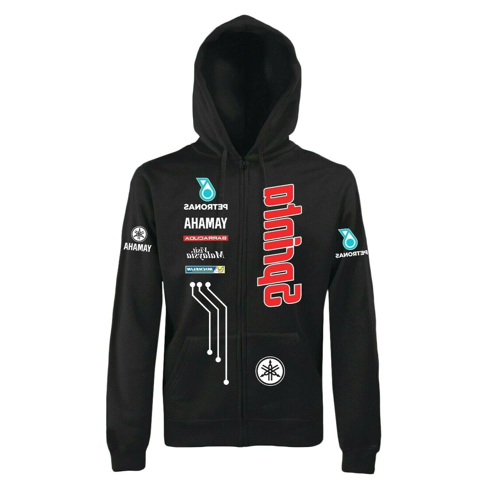 felpa zip con cappuccio yamaha racing team