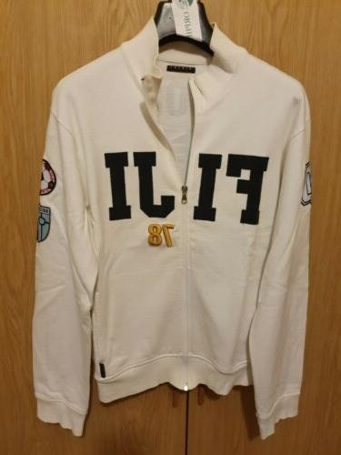 felpa zip con cerniera tg l