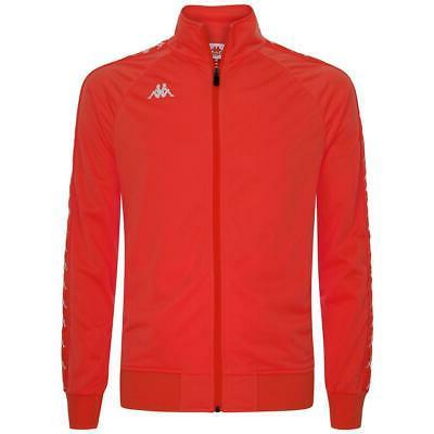 felpa zip uomo rosso bianco 301efu02